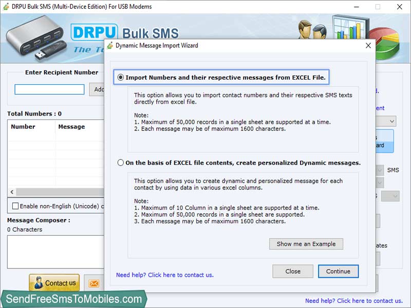Bulk SMS Sender with Multiple USB Modem